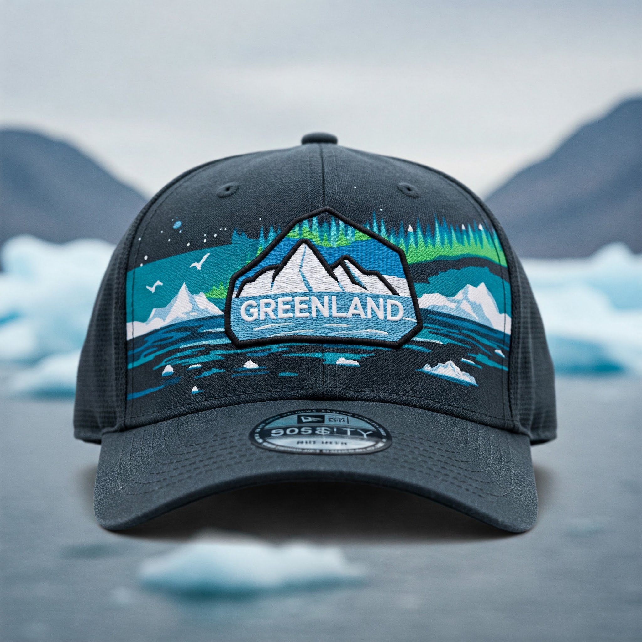 Cap embroidered with MAGGA - Make Greenland Great Again